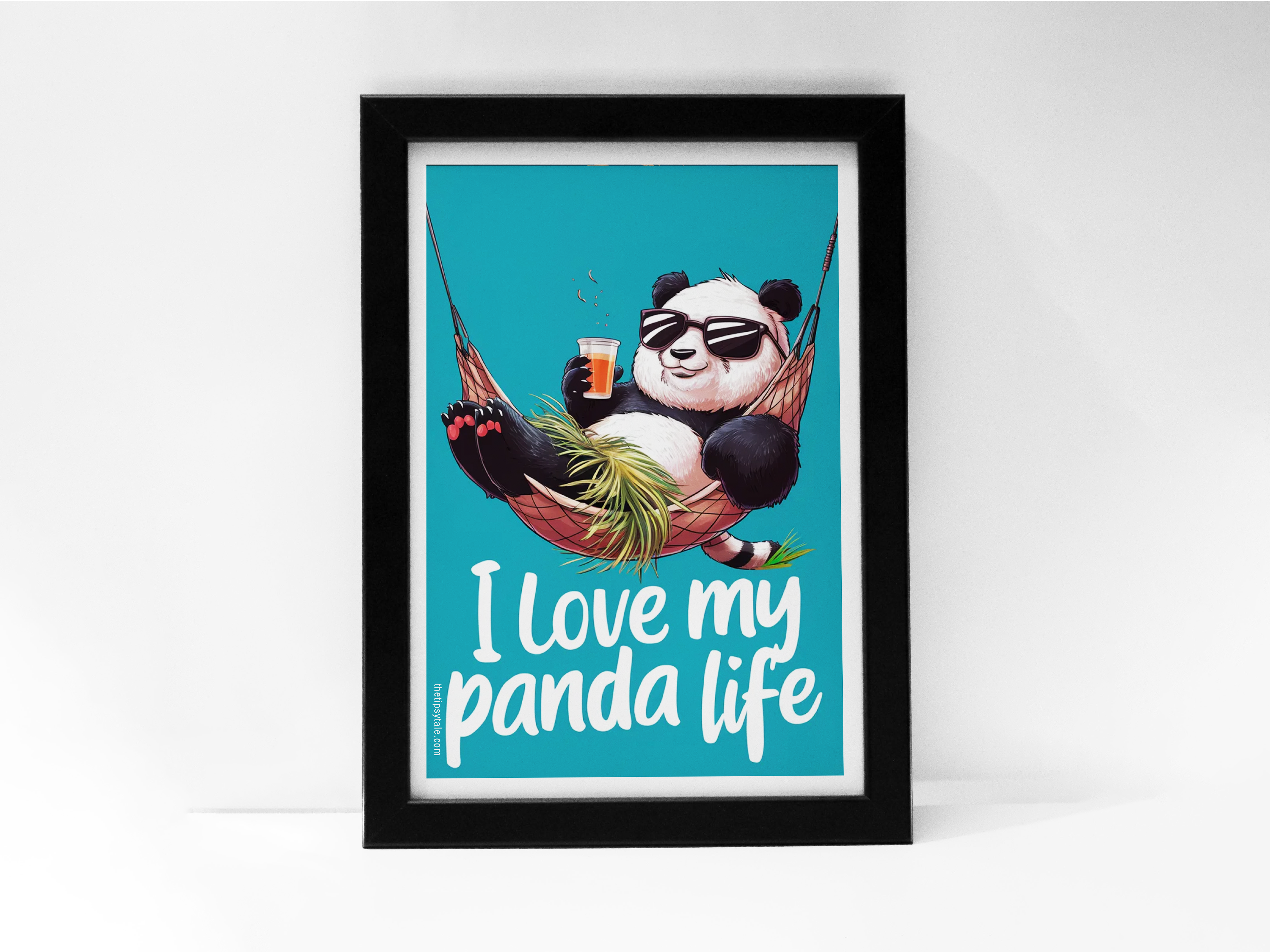 "Laze Out Like Panda" Poster – Add a Touch of Personality to Your Space