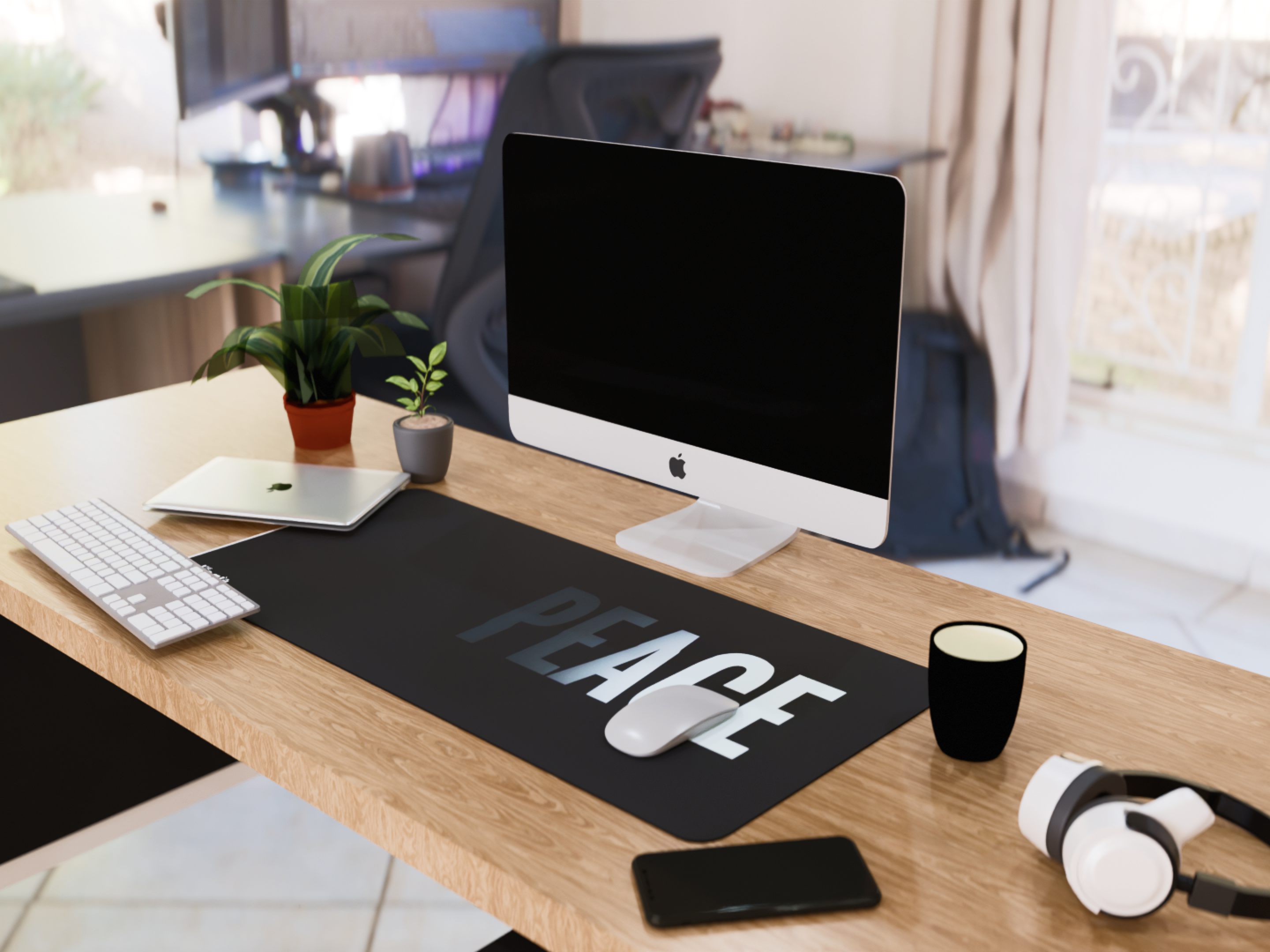 "PEACE" Gaming Mousepad – Elevate Your Gaming Experience