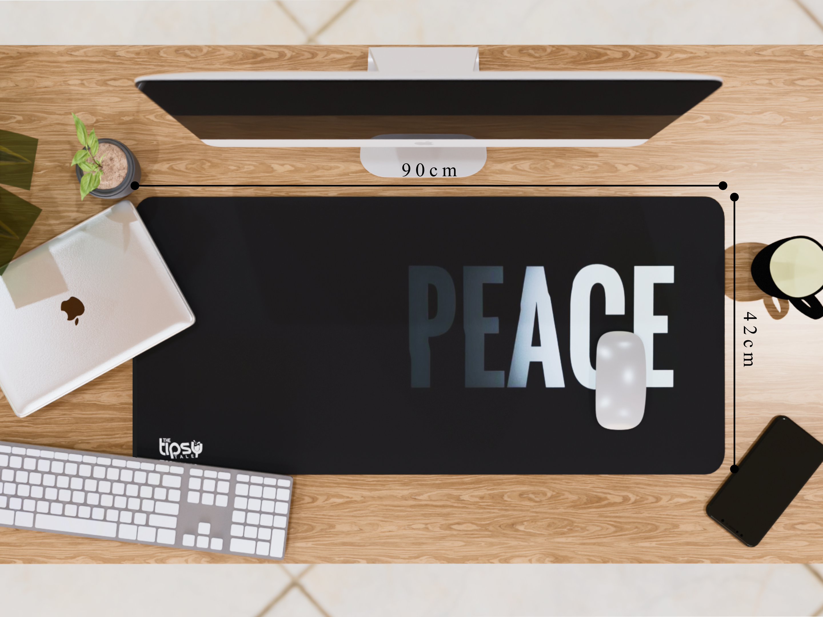 "PEACE" Gaming Mousepad – Elevate Your Gaming Experience