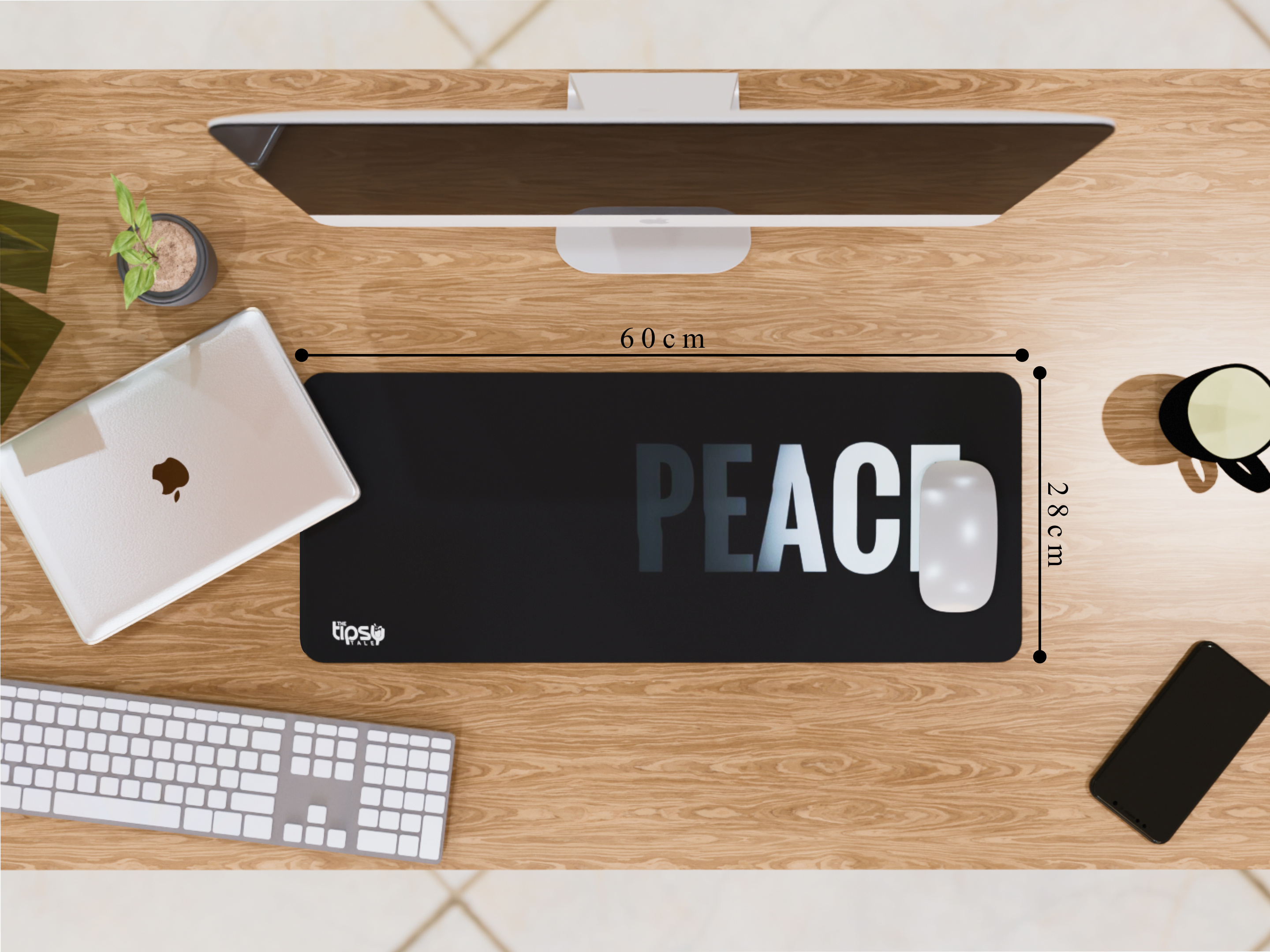 "PEACE" Gaming Mousepad – Elevate Your Gaming Experience