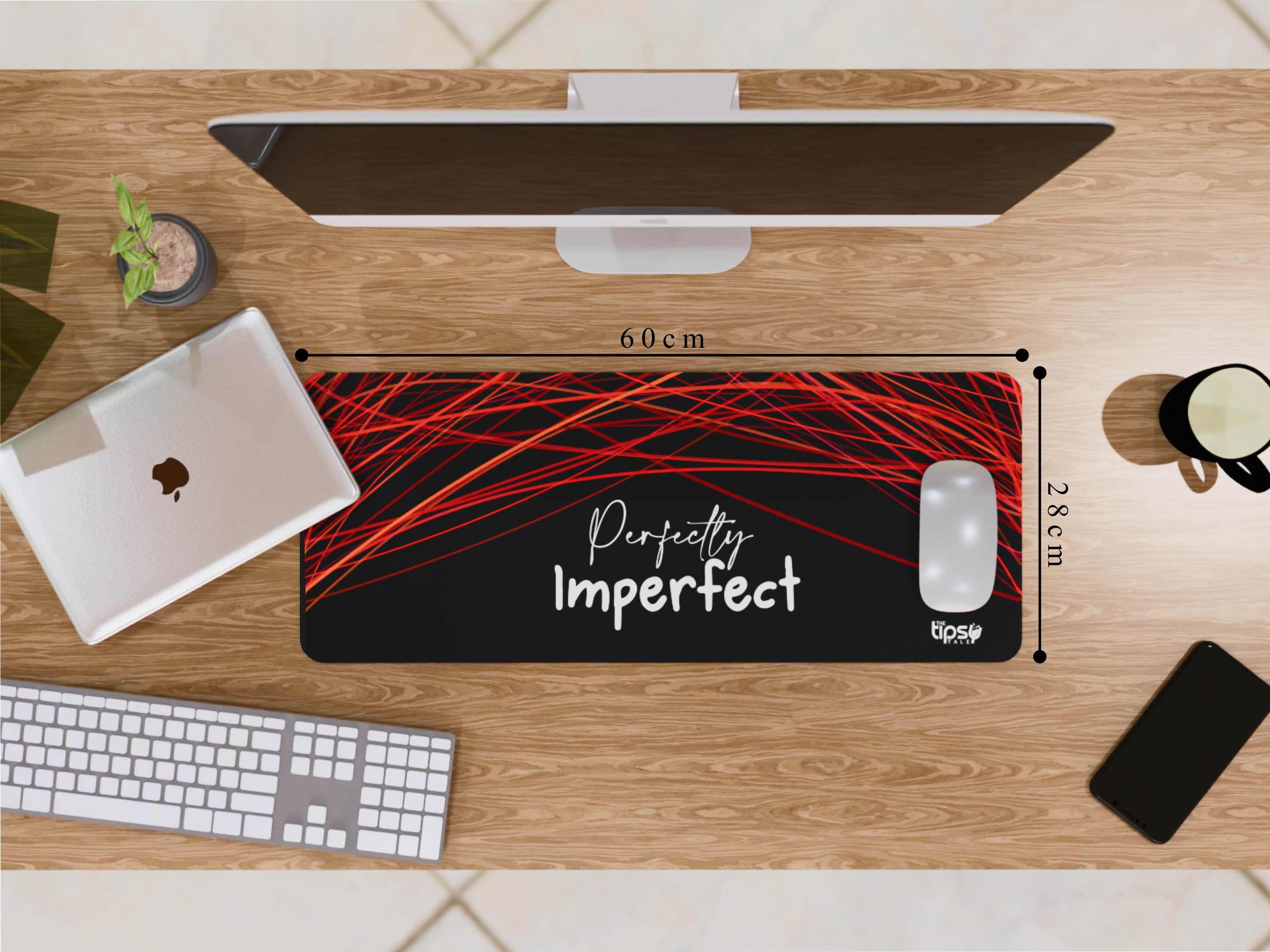 "Perfectly Imperfect" Gaming Mousepad – Elevate Your Gaming Experience