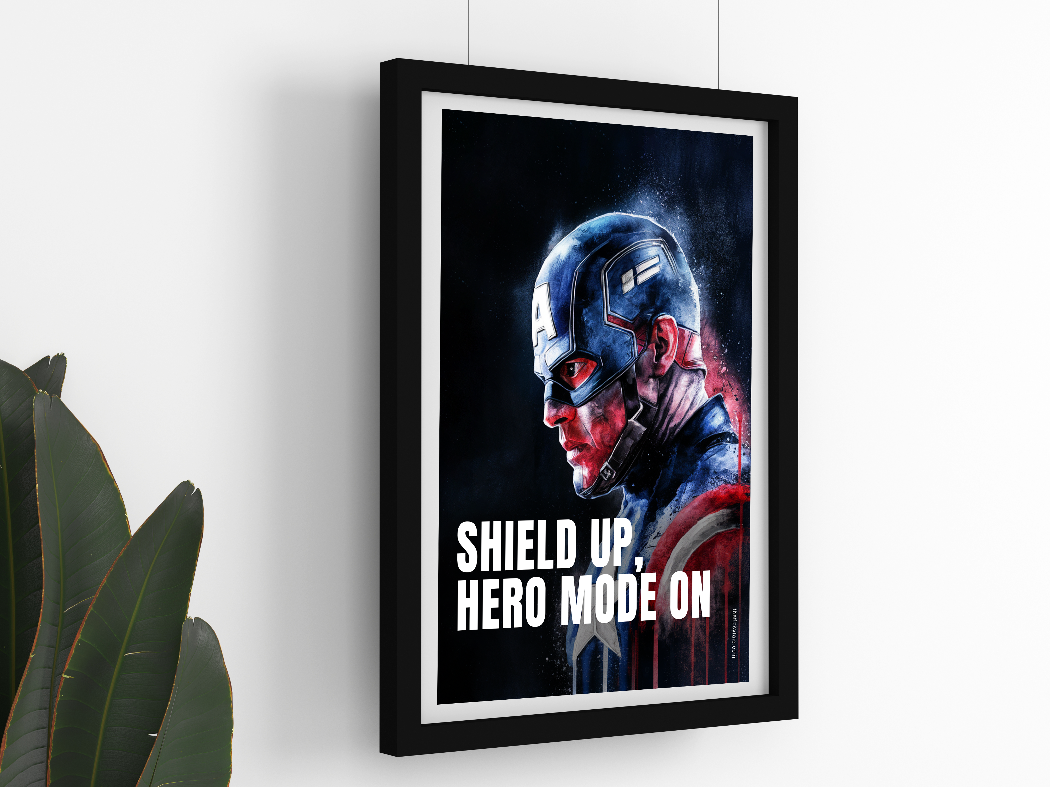 "Captain America: Ready for Battle" Poster – Add a Touch of Personality to Your Space