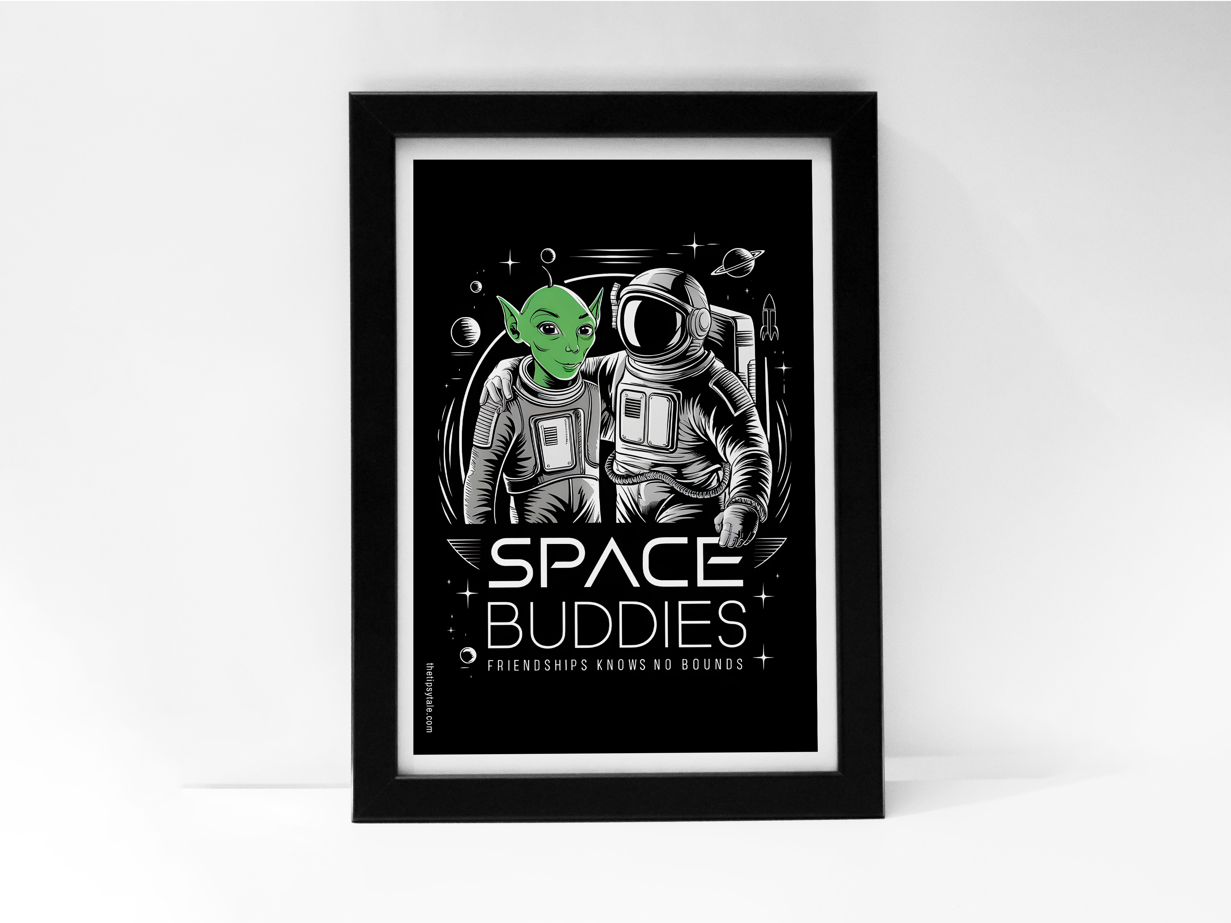 "Space Buddies" Poster – Add a Touch of Personality to Your Space