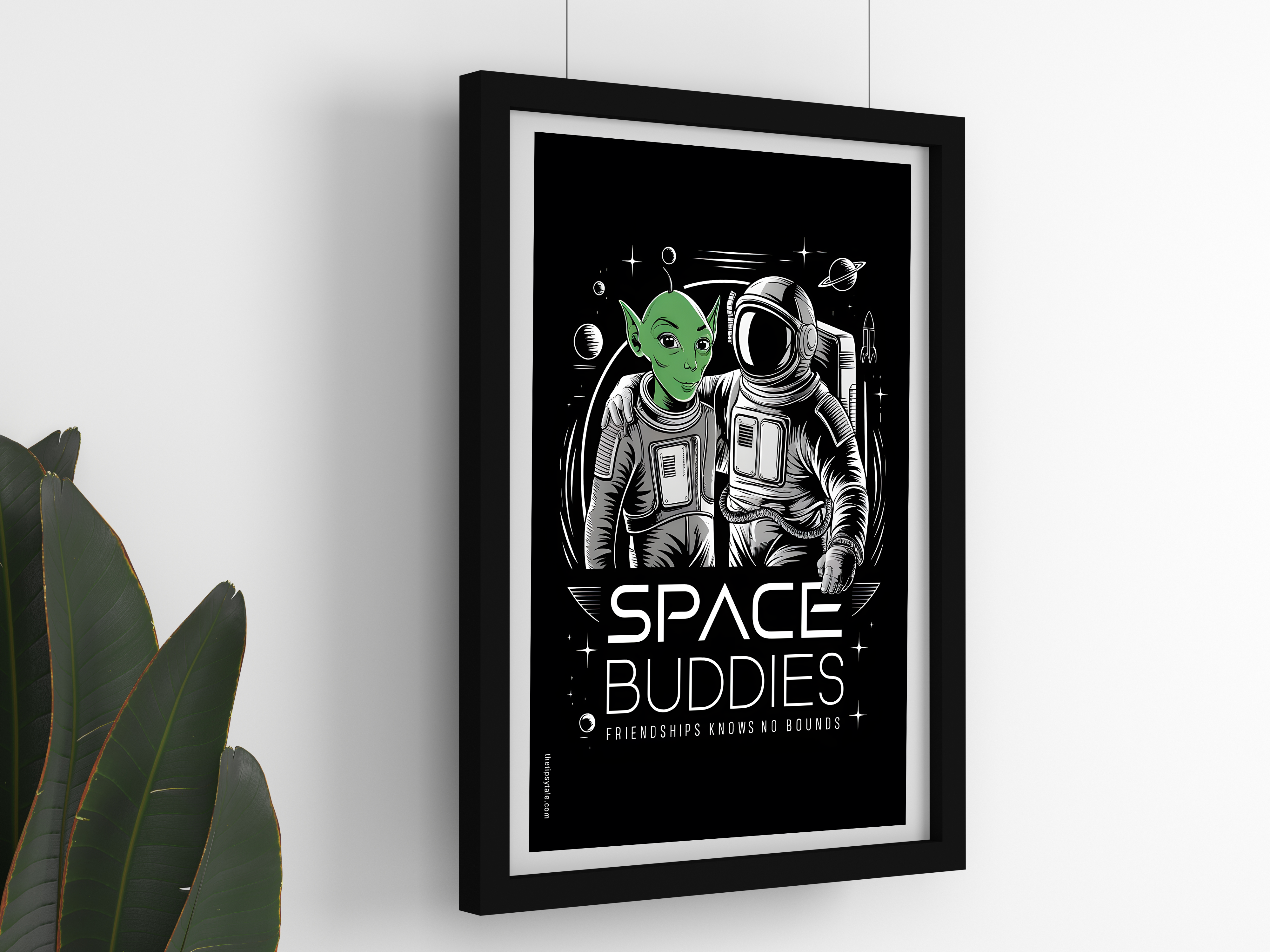 "Space Buddies" Poster – Add a Touch of Personality to Your Space