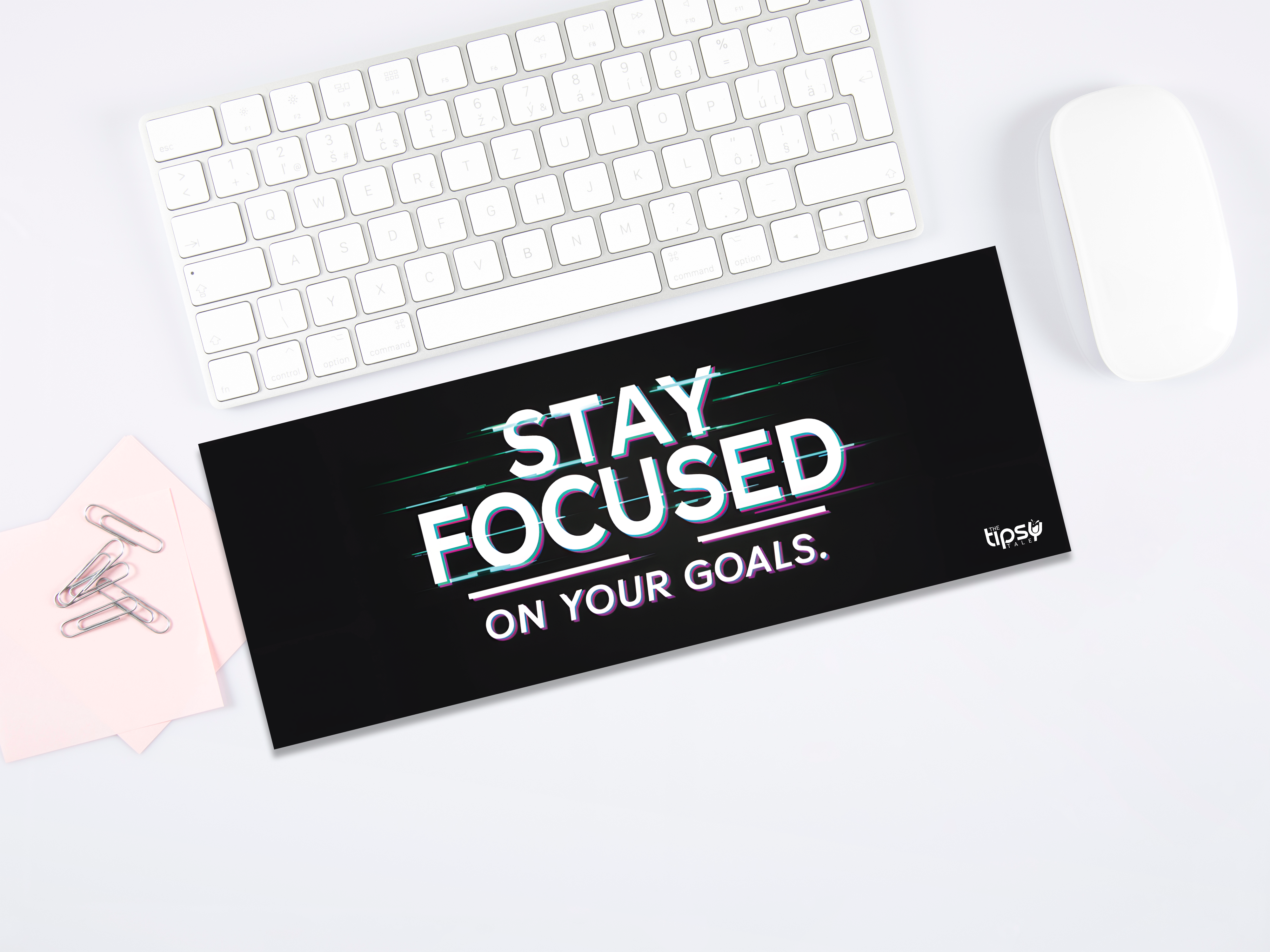 "Goal Focused" Gaming Mousepad – Elevate Your Gaming Experience