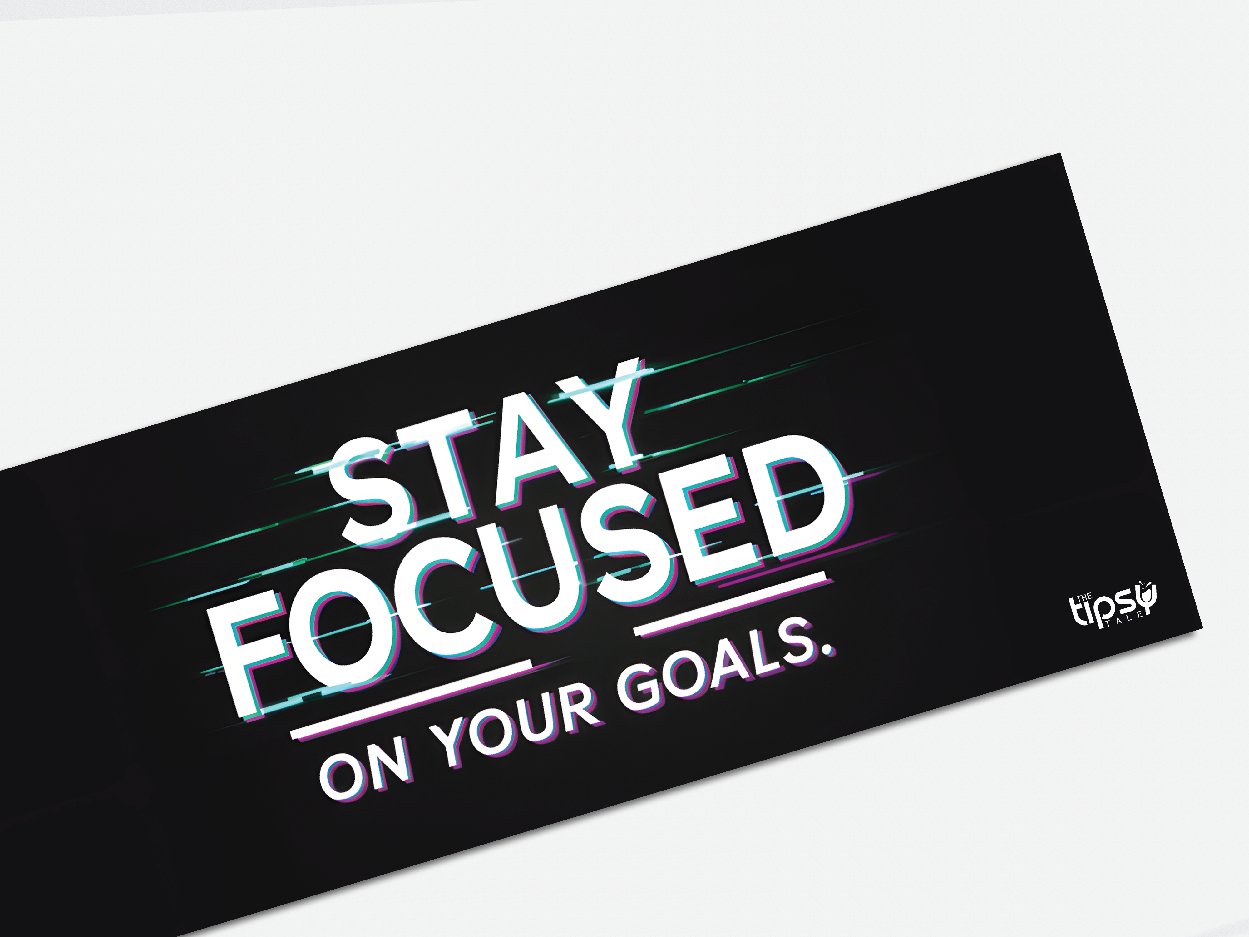 "Goal Focused" Gaming Mousepad – Elevate Your Gaming Experience