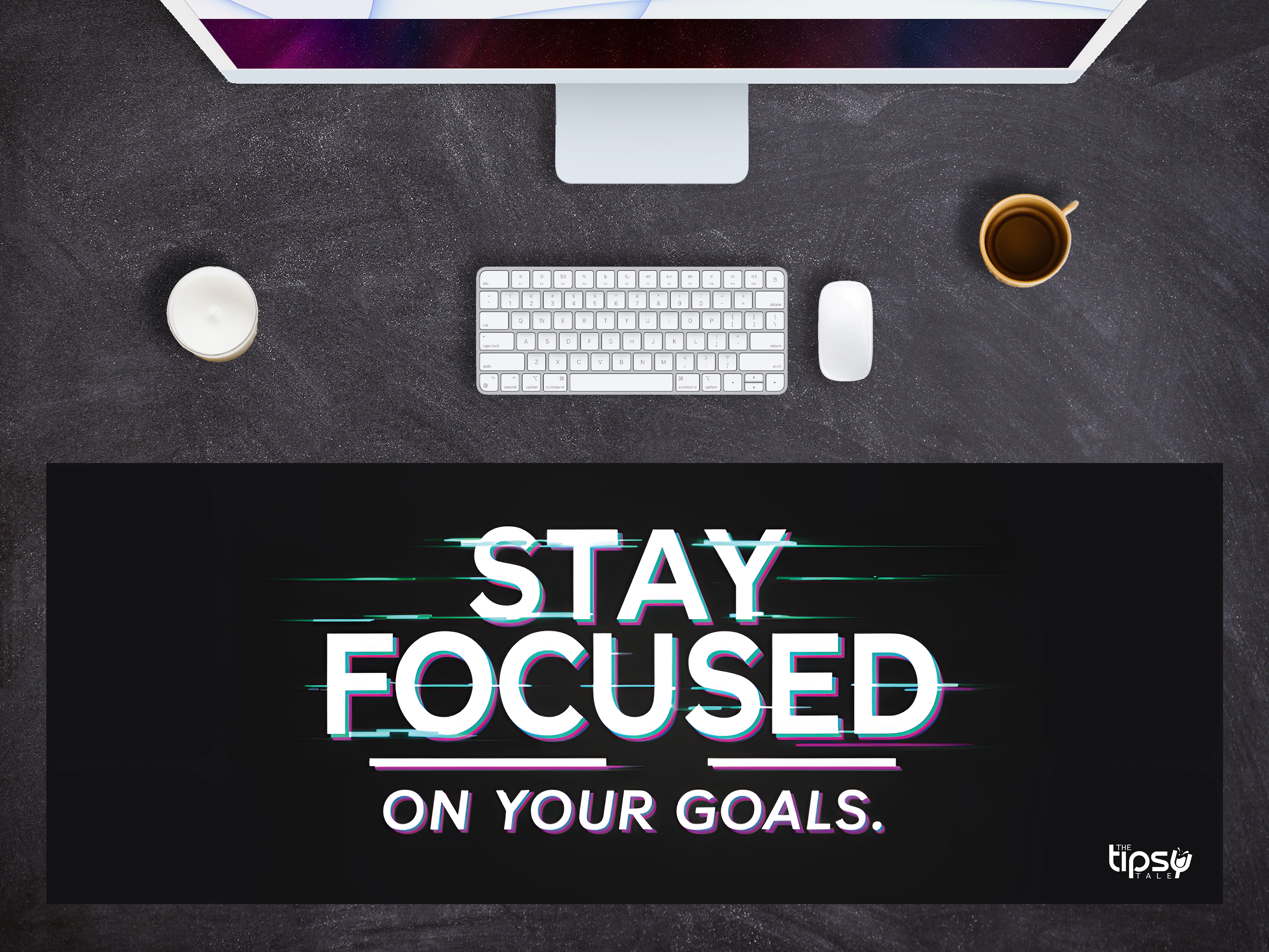 "Goal Focused" Gaming Mousepad – Elevate Your Gaming Experience