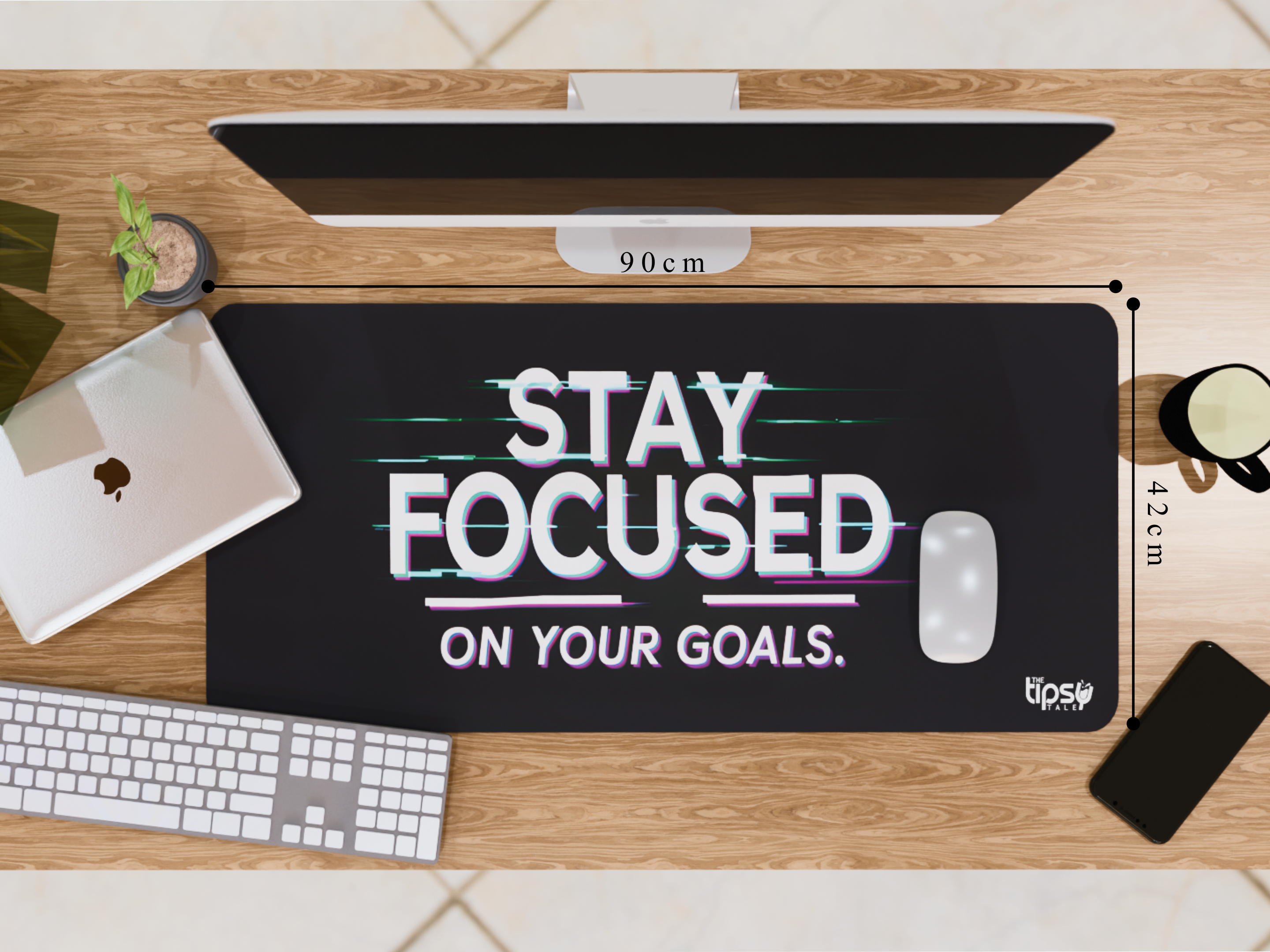 "Goal Focused" Gaming Mousepad – Elevate Your Gaming Experience