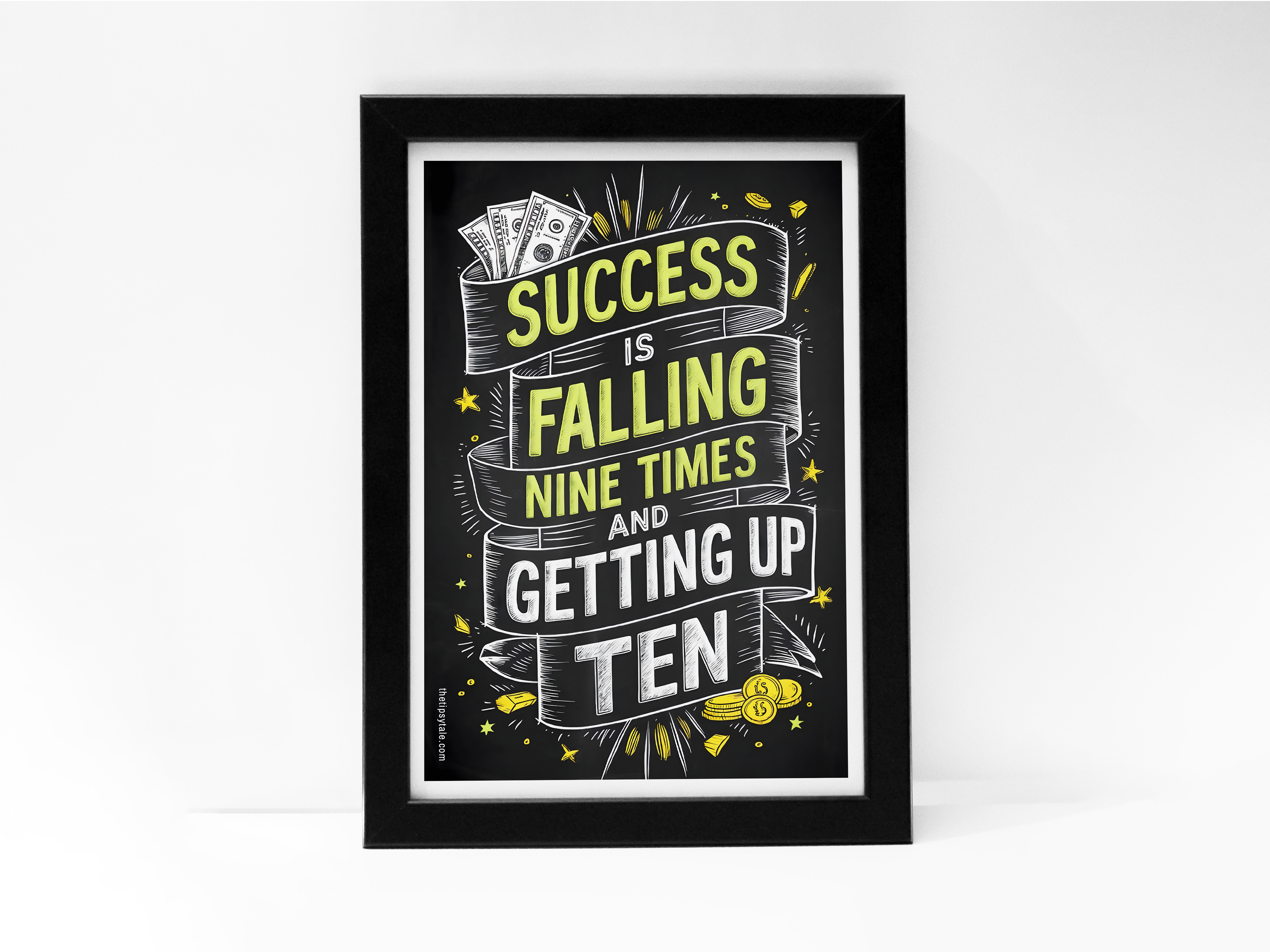 "Fall 9, rise 10 Code" Poster – Add a Touch of Personality to Your Space