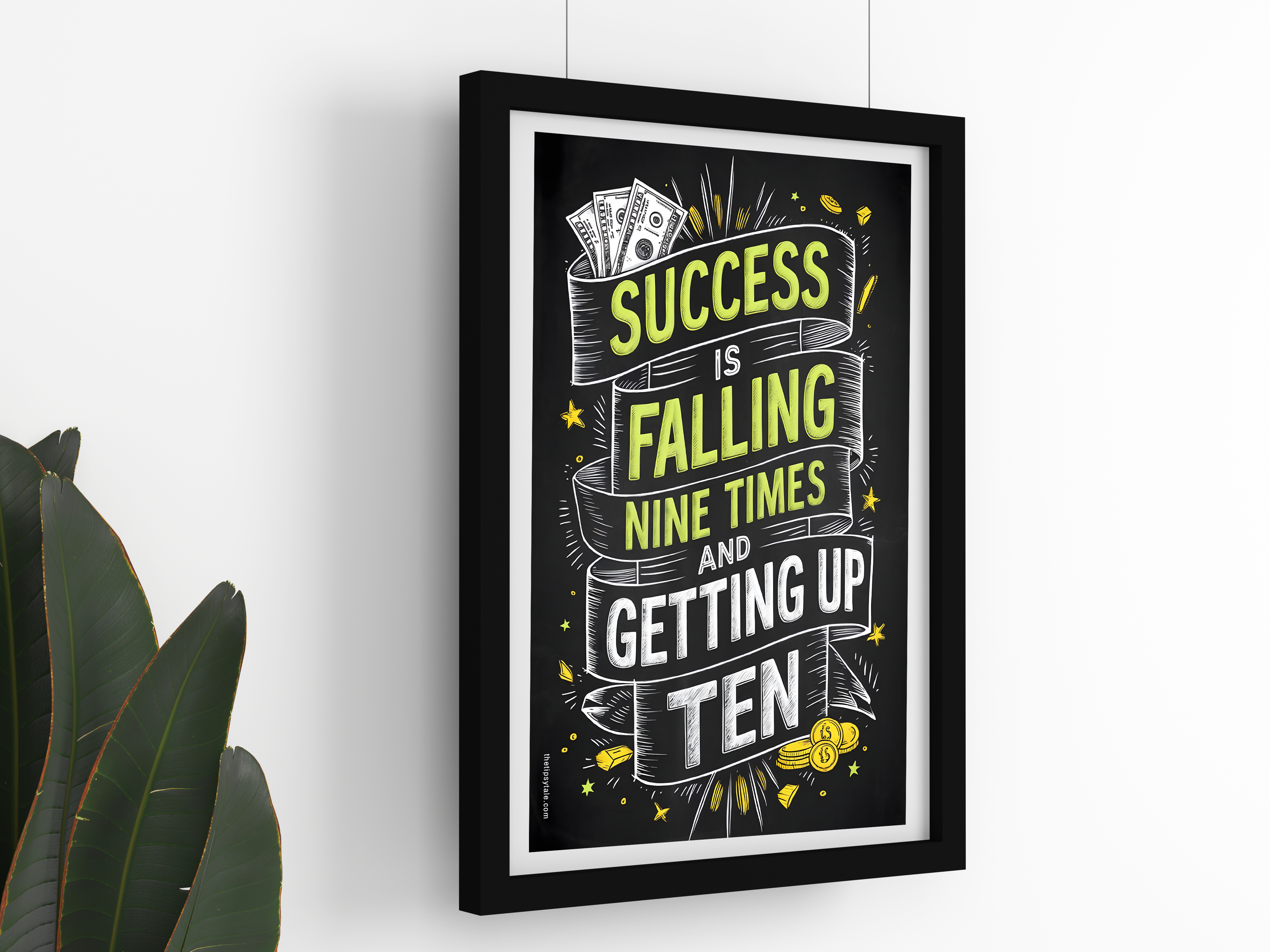 "Fall 9, rise 10 Code" Poster – Add a Touch of Personality to Your Space