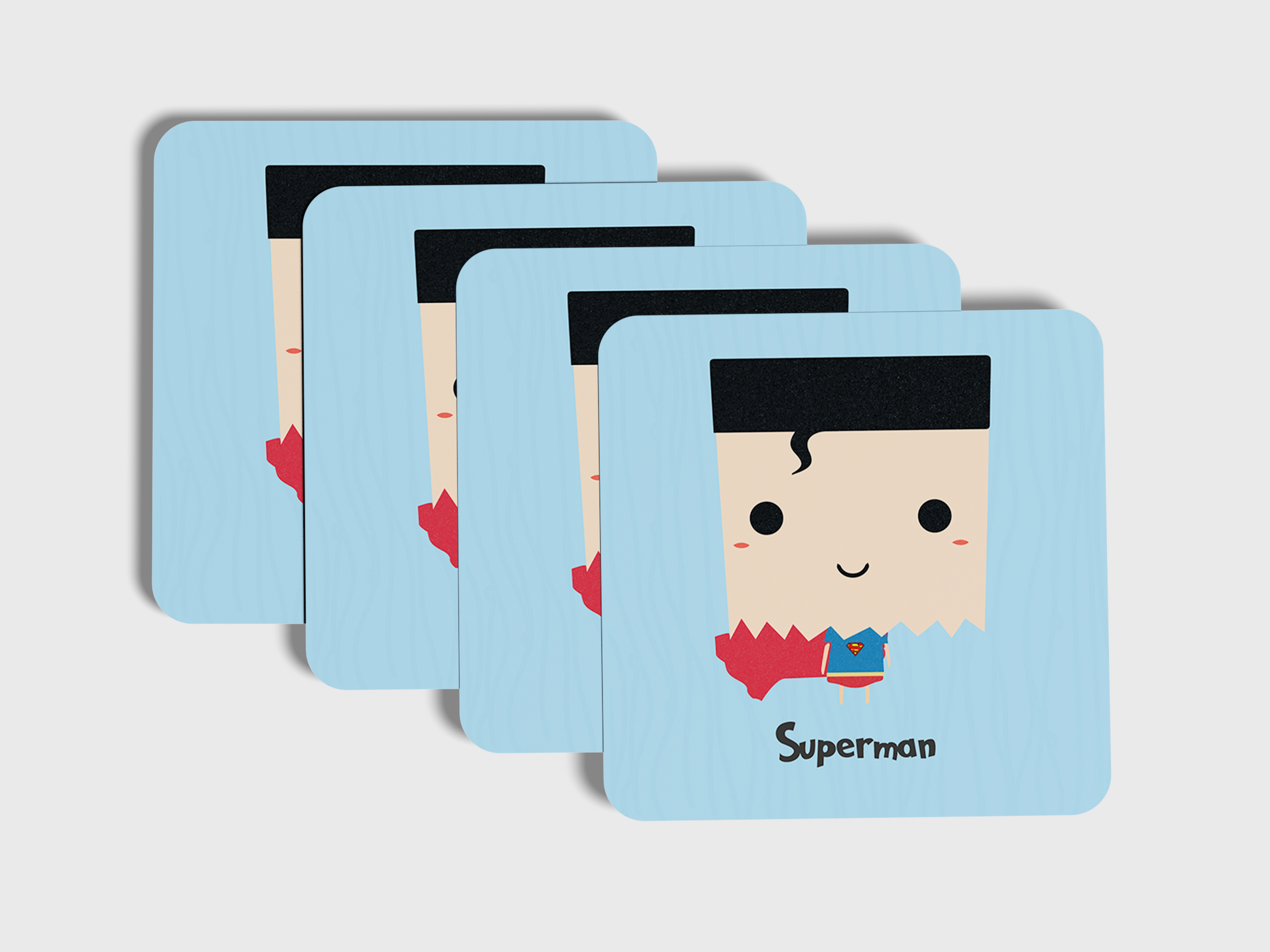 Protect Your Surfaces: Superman Coaster Set
