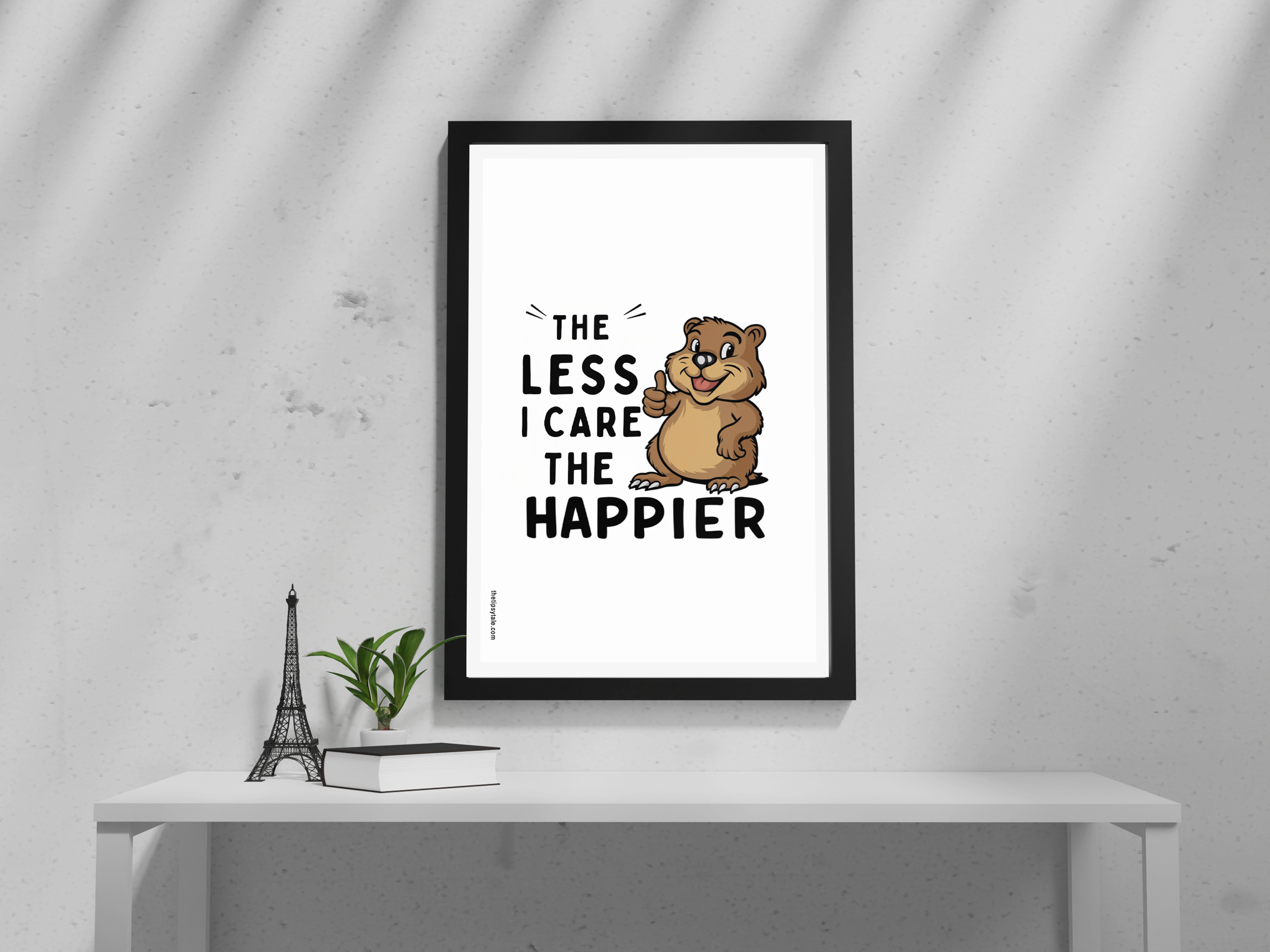 "Care Free Life" Poster – Add a Touch of Personality to Your Space