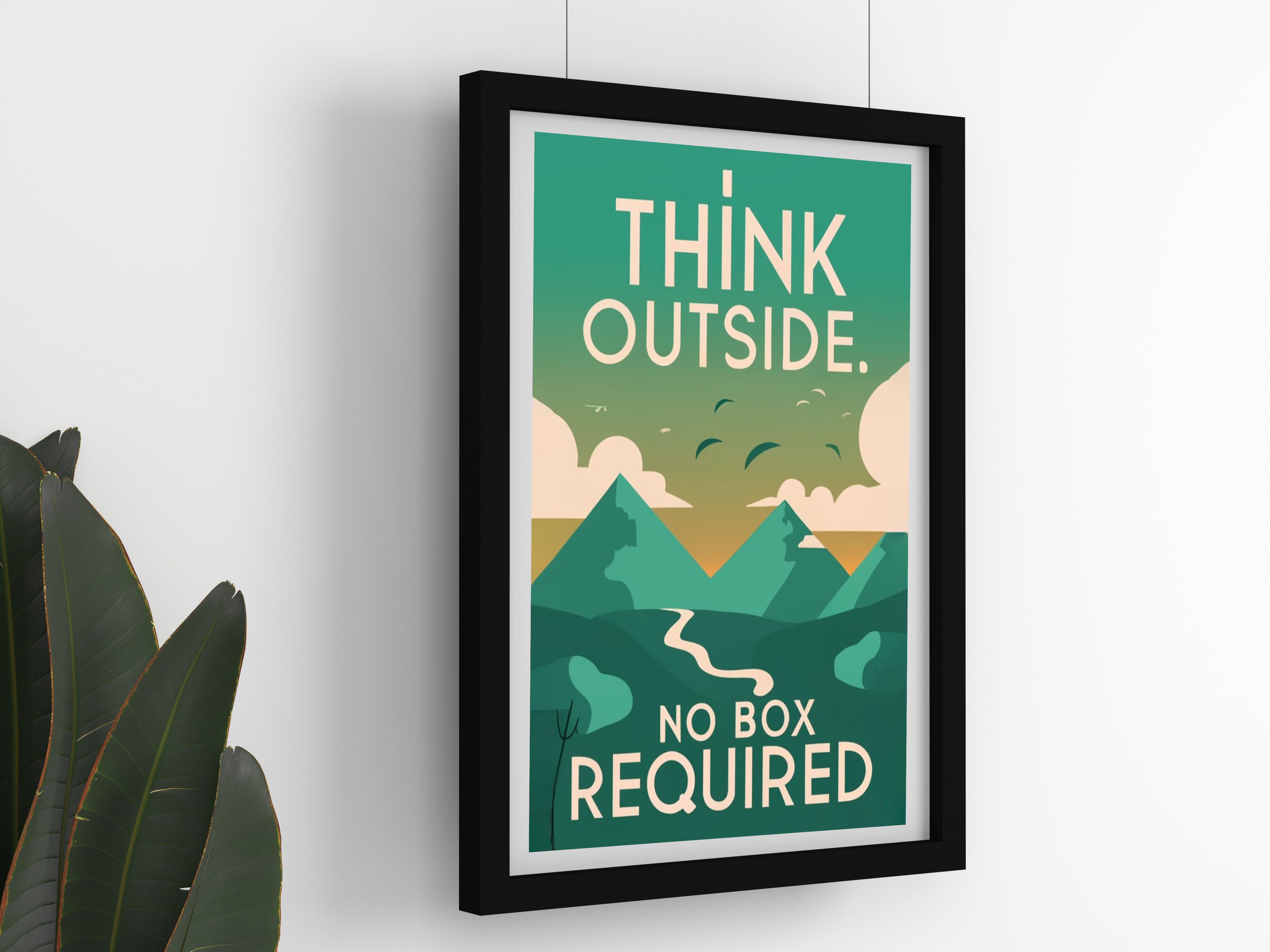 Unbox Your Brain Power with Quirky Poster