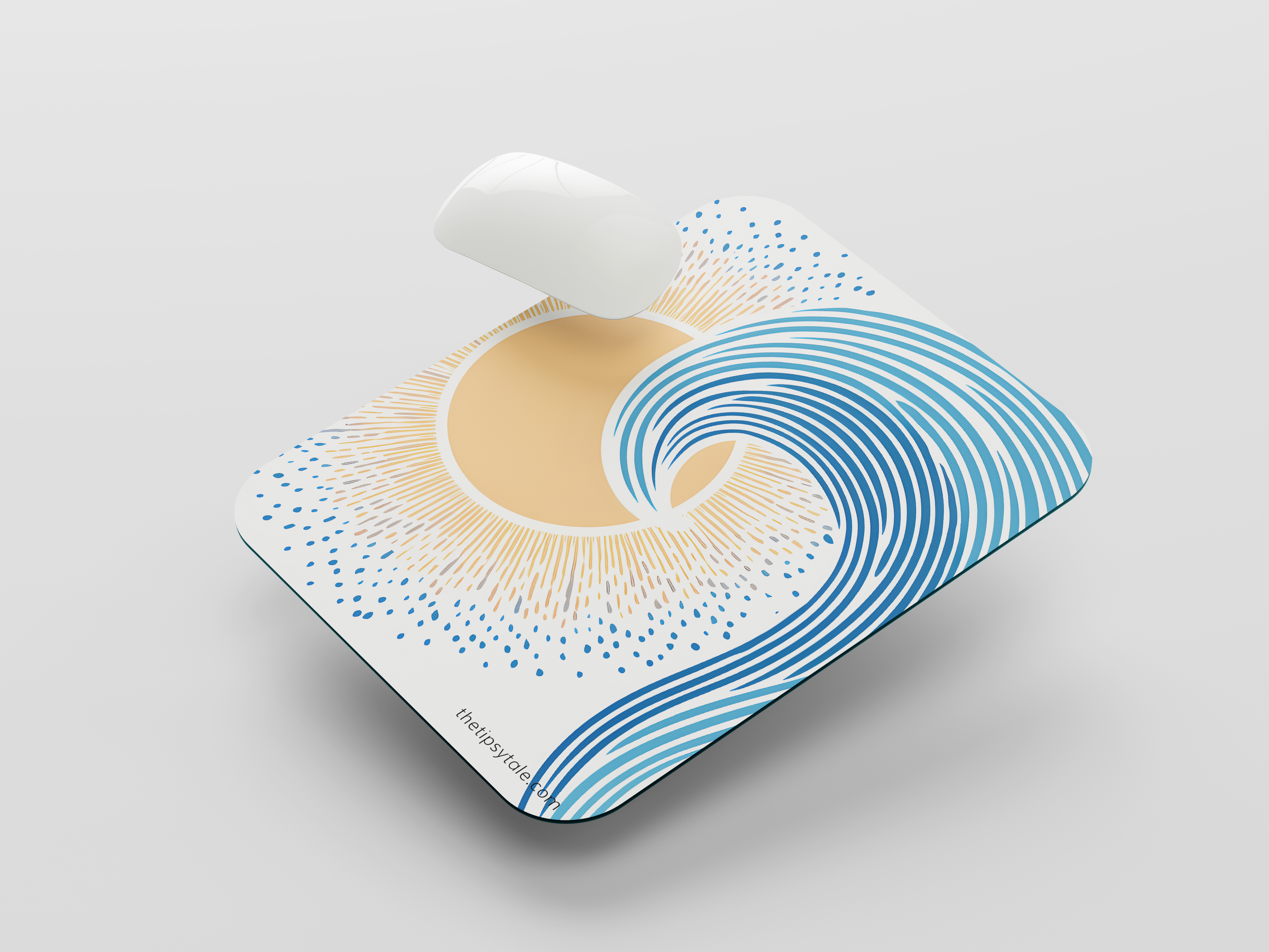 "Nature Vibe Splash" Mousepad – Enhance Your Workspace with Style