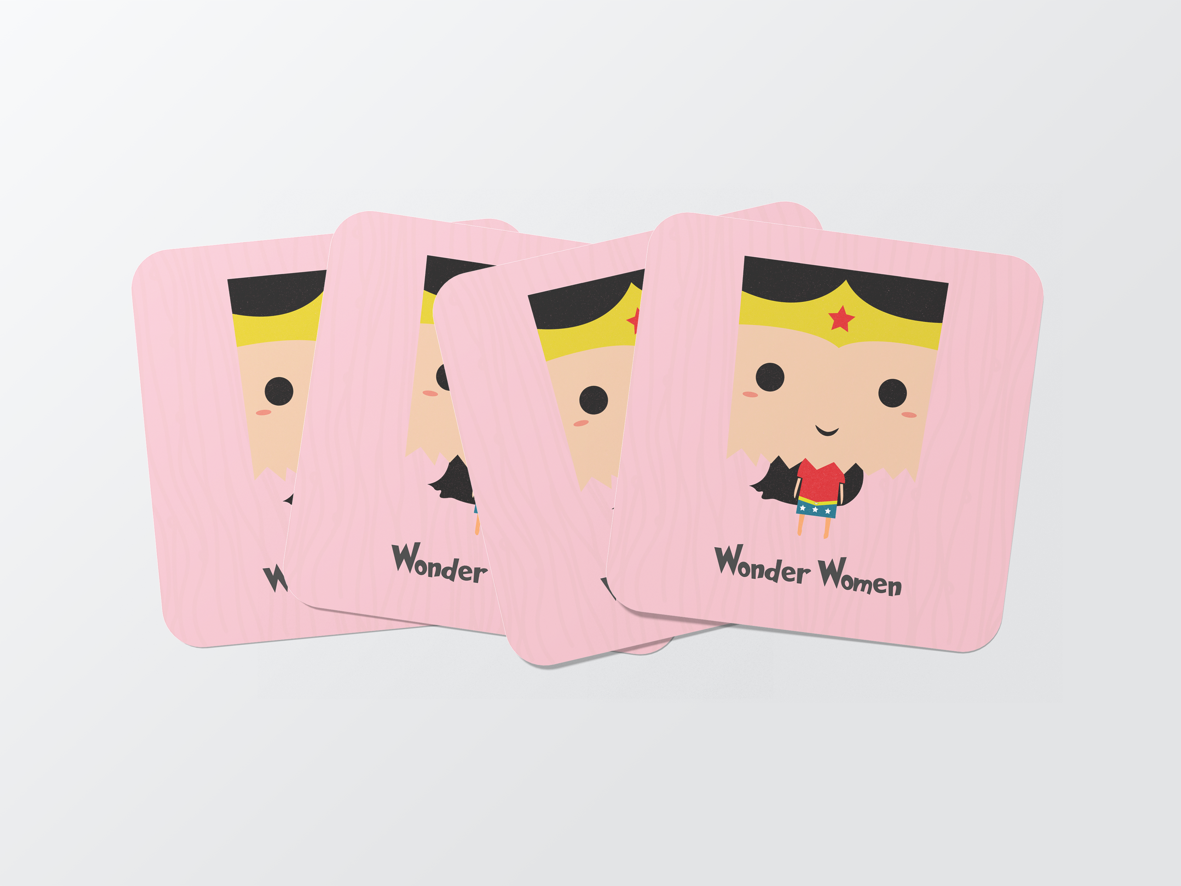 Who Runs the world- Girls! Wonder Woman Coaster Set
