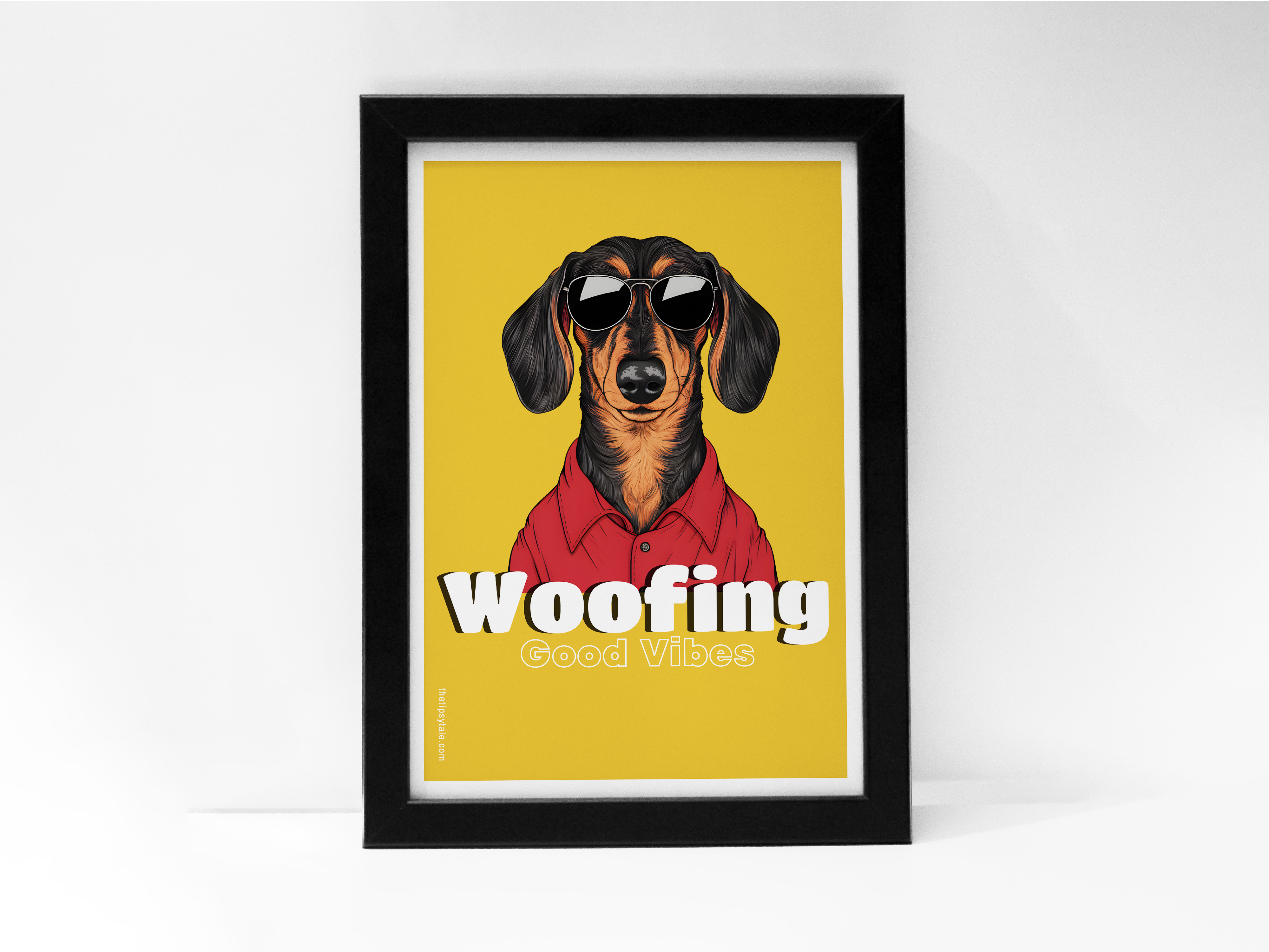 "Woofing Like a Boss!" Poster – Add a Touch of Personality to Your Space