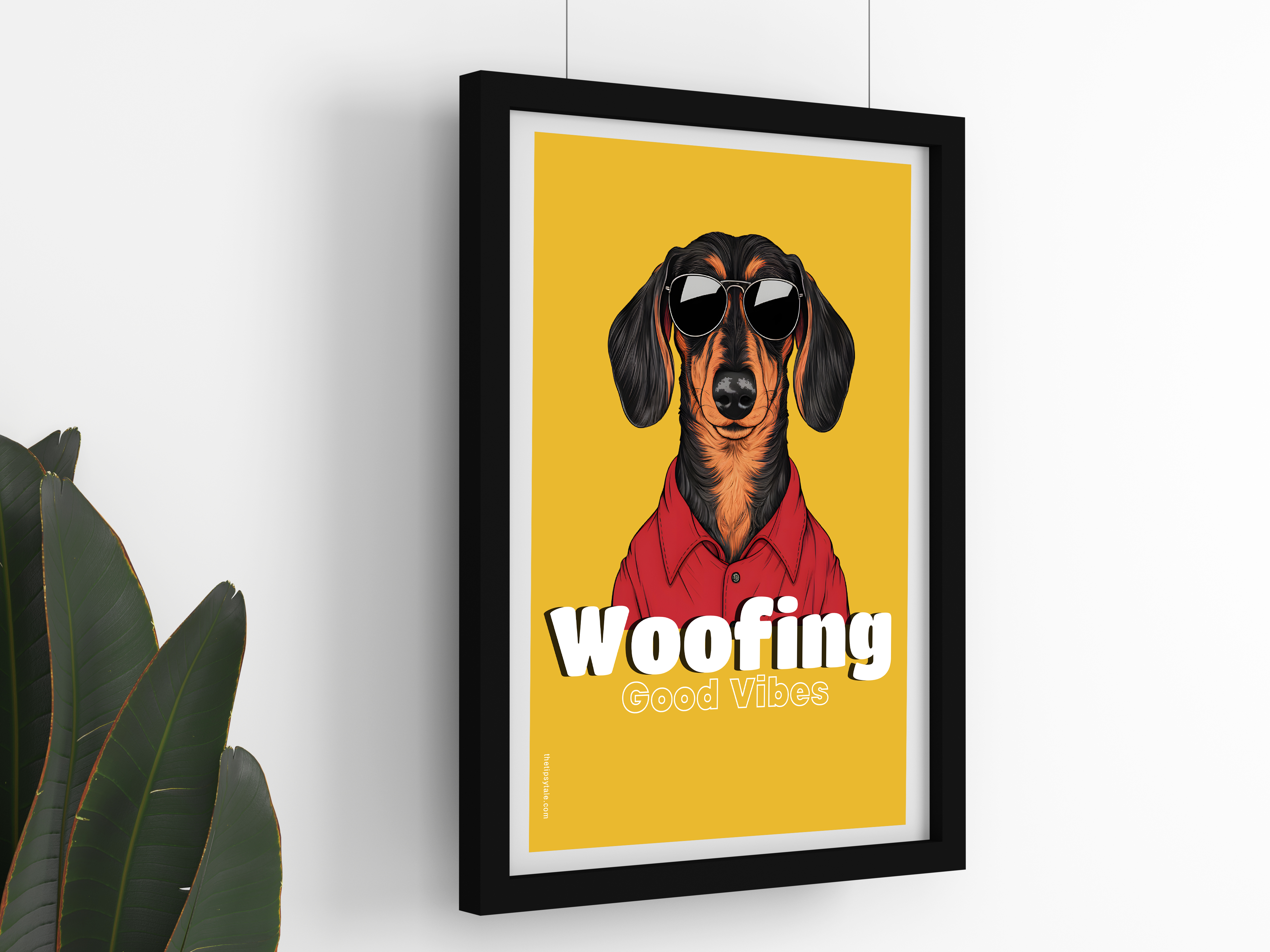 "Woofing Like a Boss!" Poster – Add a Touch of Personality to Your Space