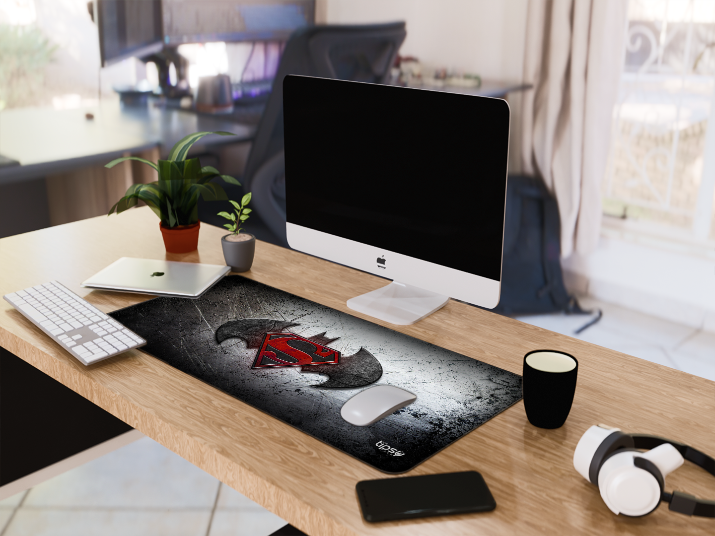 "BATMAN VS SUPERMAN" Gaming Mousepad- Elevate Your Gaming Experience