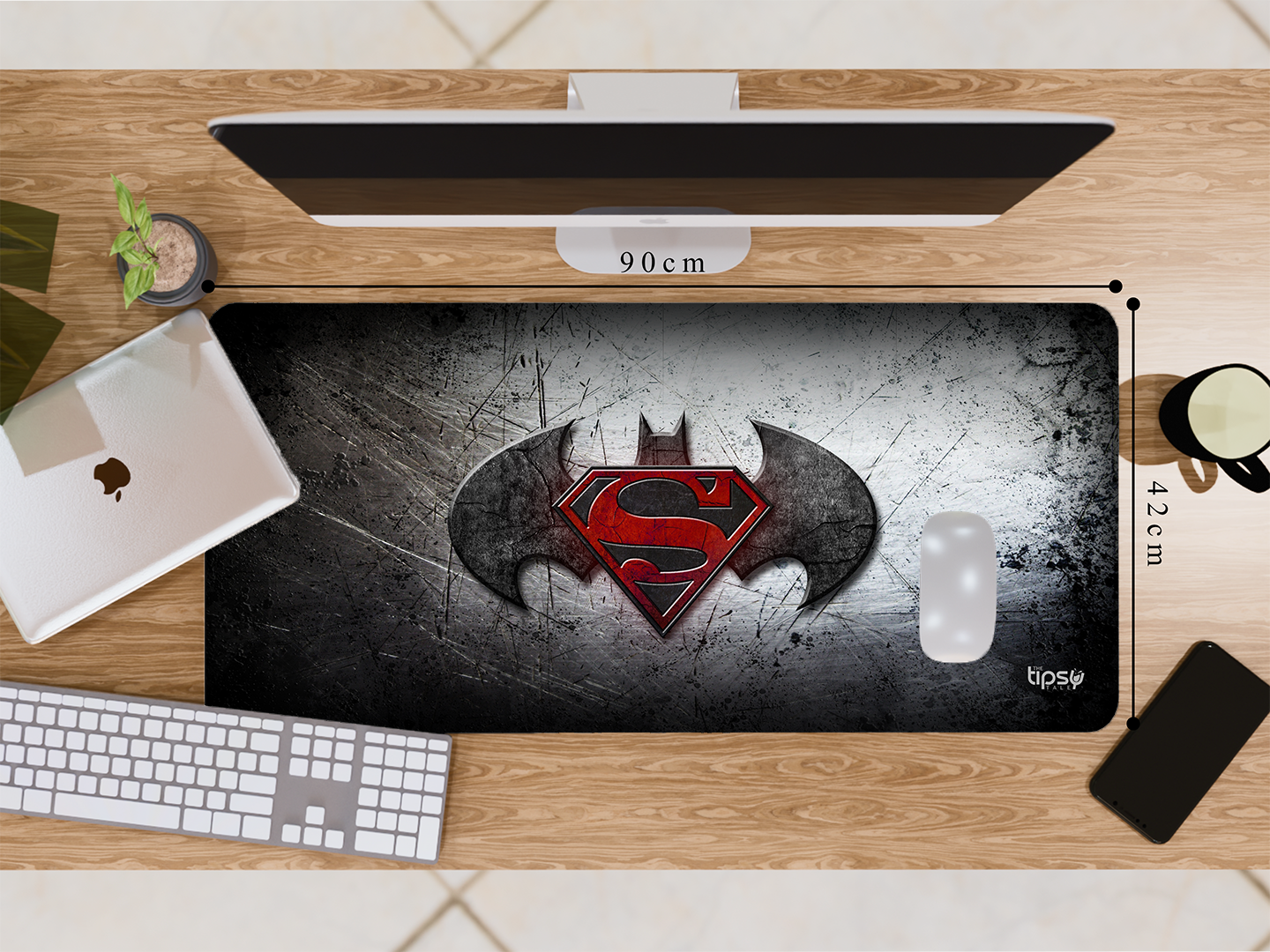 "BATMAN VS SUPERMAN" Gaming Mousepad- Elevate Your Gaming Experience