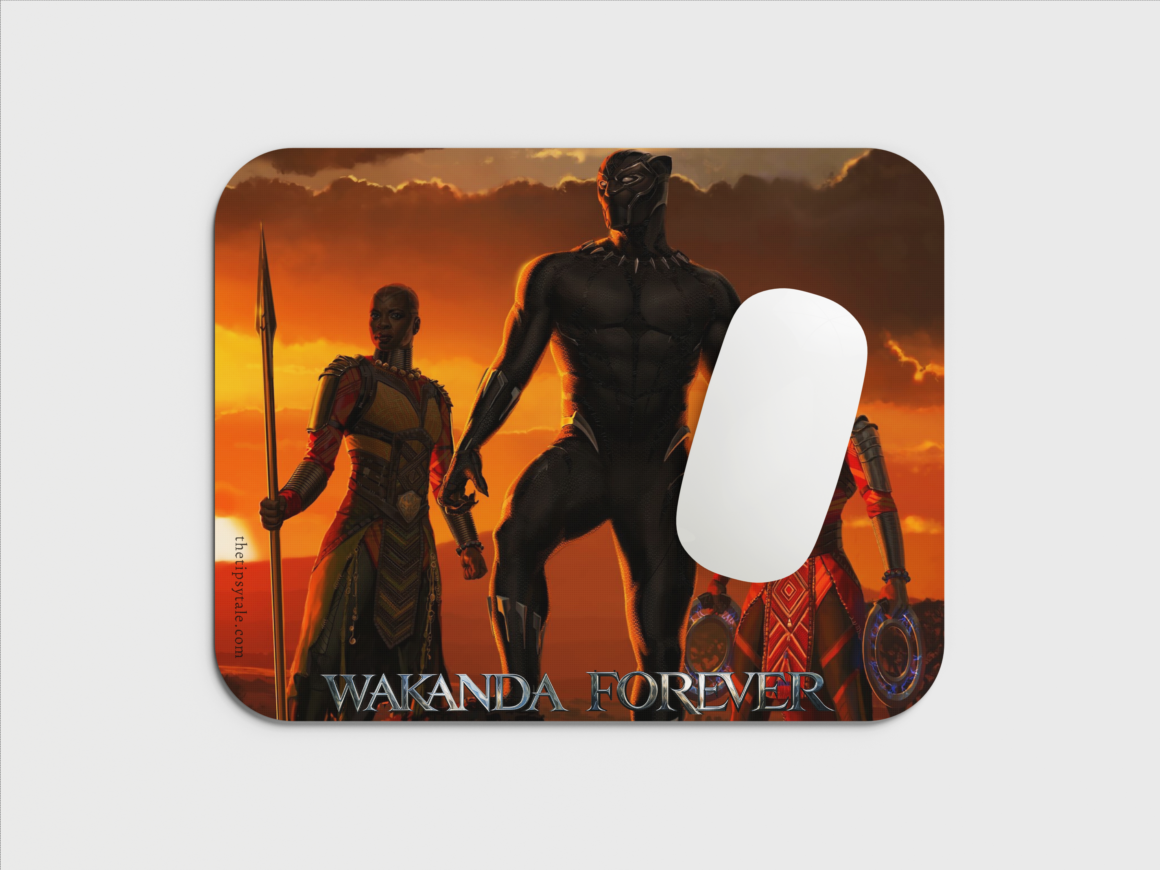 "BLACK PANTHER-War" Mousepad  Enhance Your Workspace with Style