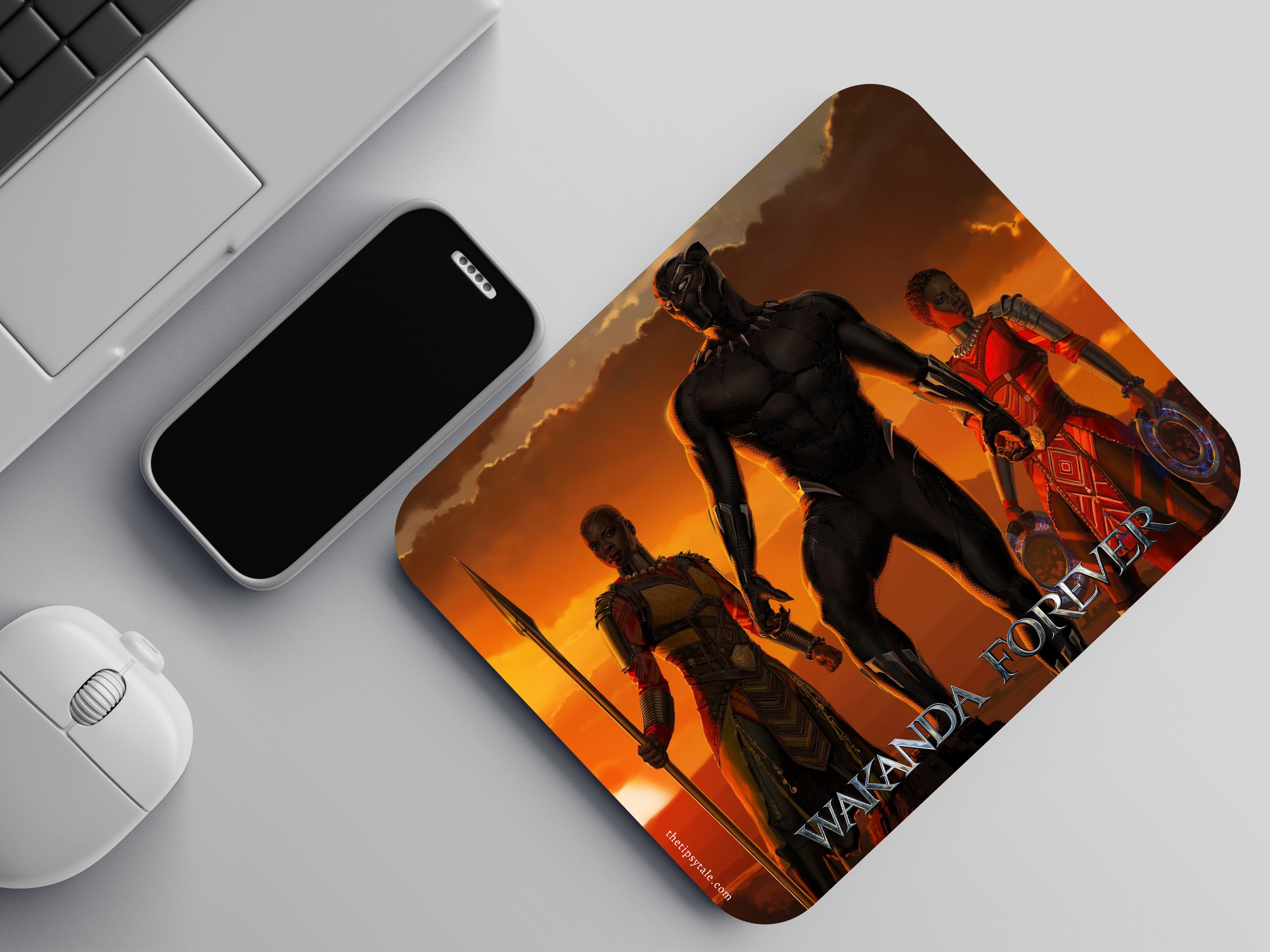 "BLACK PANTHER-War" Mousepad  Enhance Your Workspace with Style