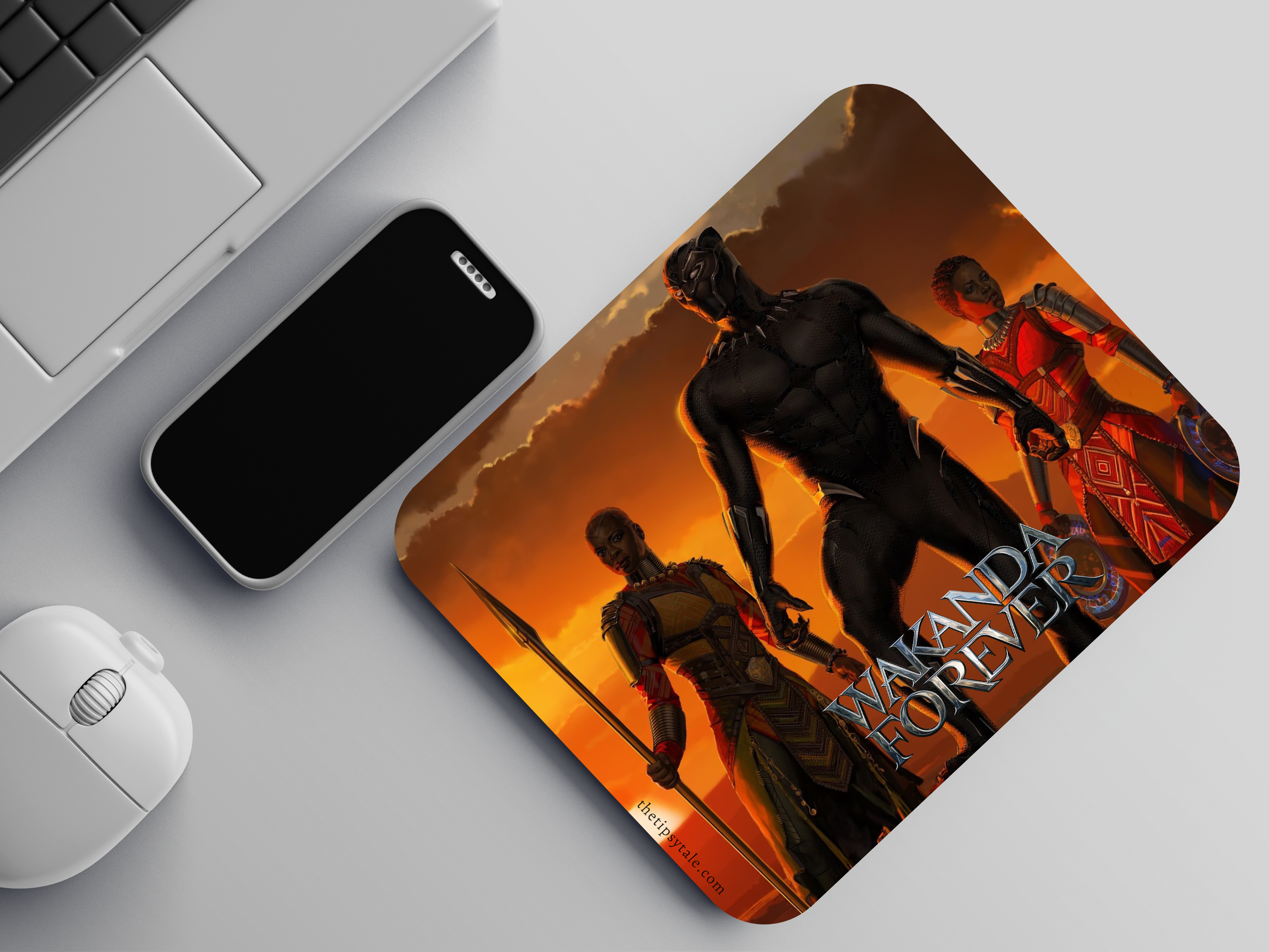 "BLACK PANTHER-War Time" Mousepad  Enhance Your Workspace with Style