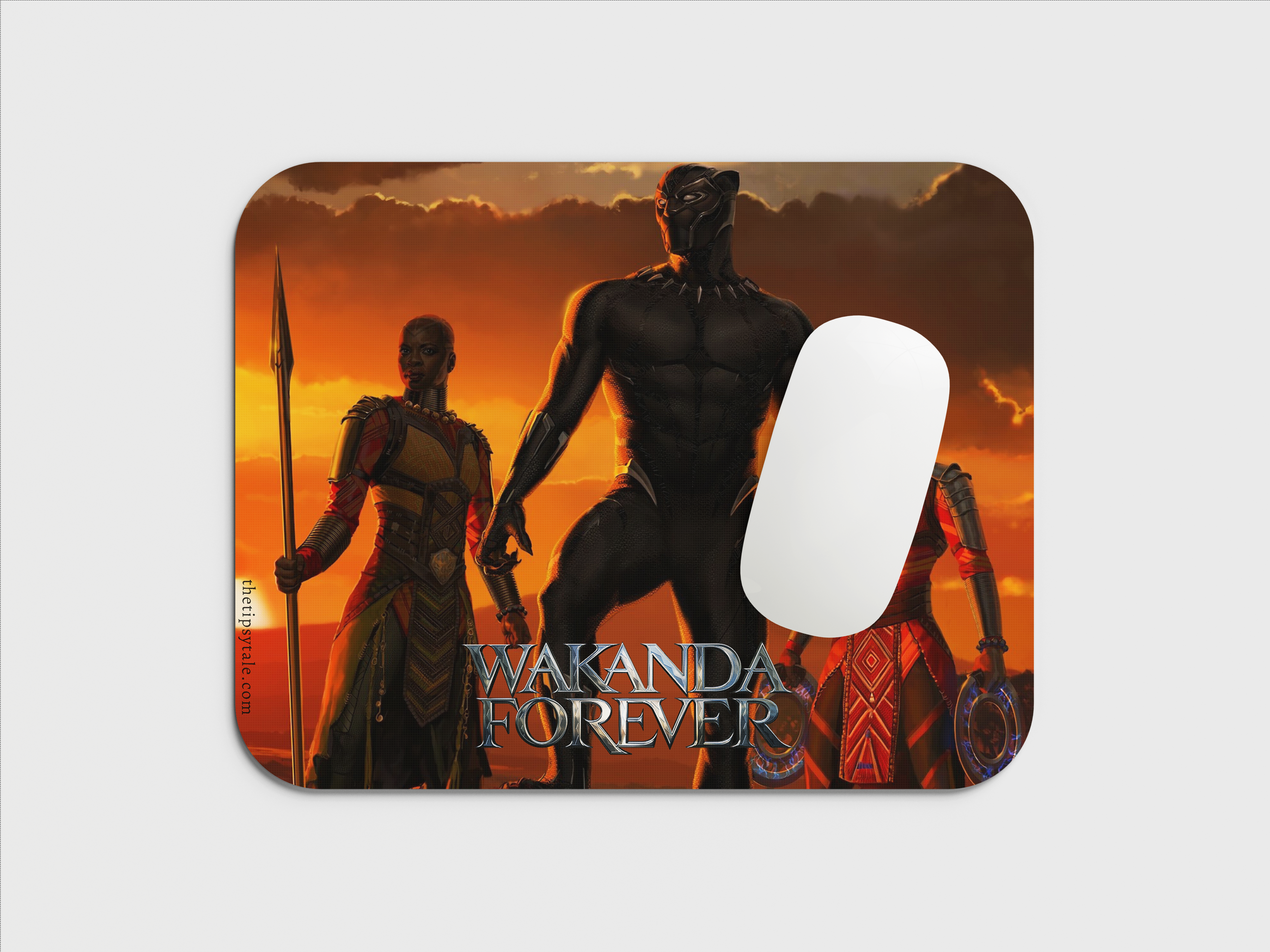 "BLACK PANTHER-War Time" Mousepad  Enhance Your Workspace with Style