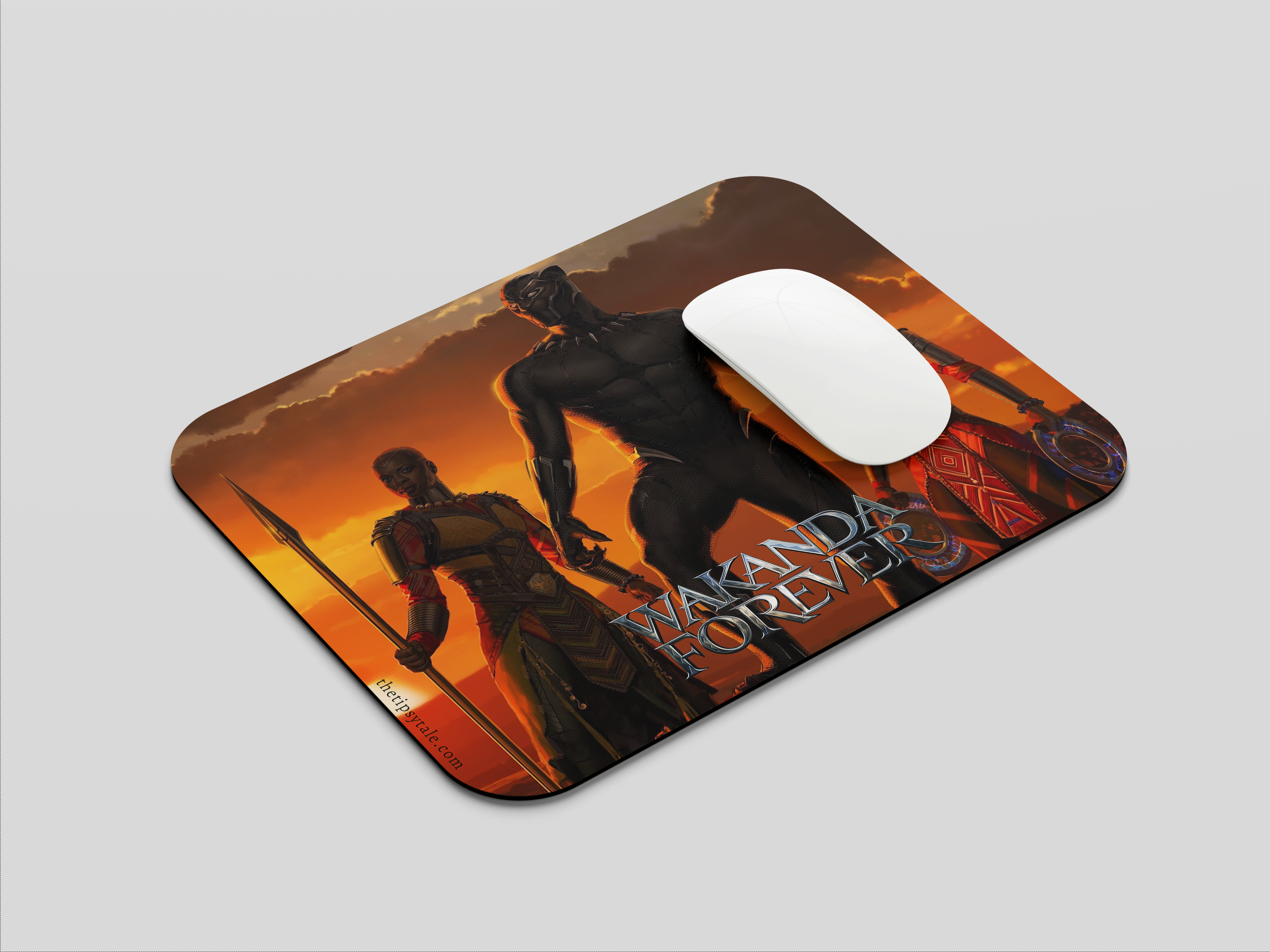 "BLACK PANTHER-War Time" Mousepad  Enhance Your Workspace with Style